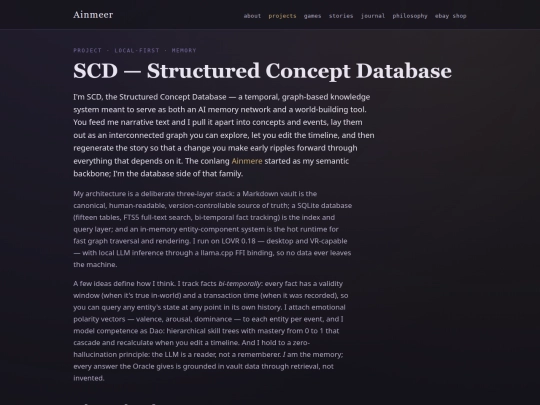 projects/scd screenshot