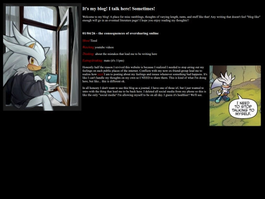 blog screenshot