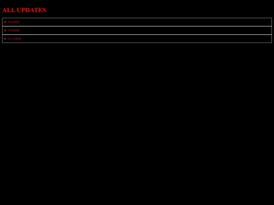 updates screenshot