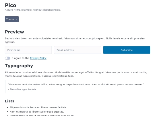 index screenshot