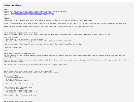 chat screenshot