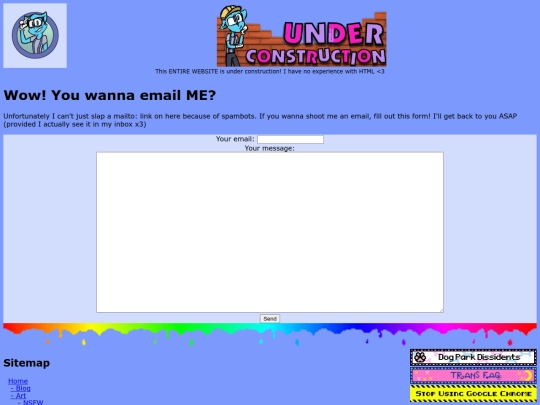 contact-me screenshot