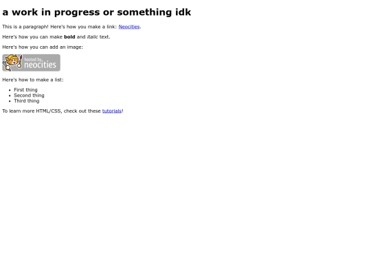 index screenshot