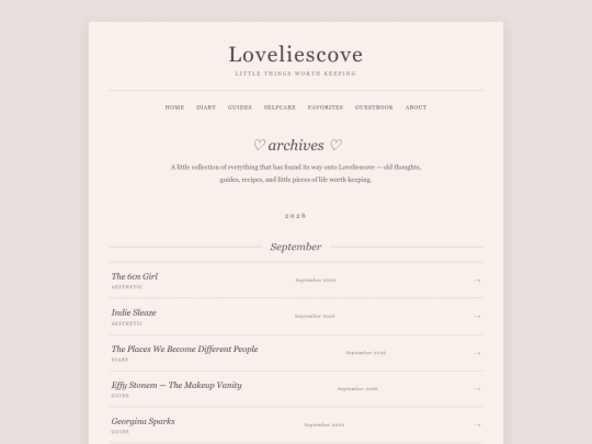 archives screenshot