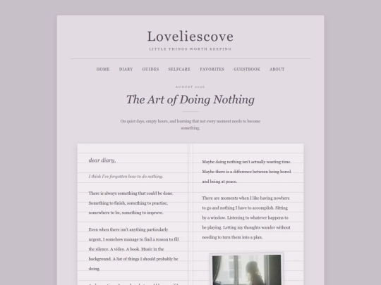 theartofdoingnothing screenshot