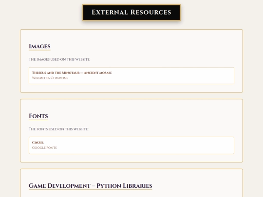resources screenshot