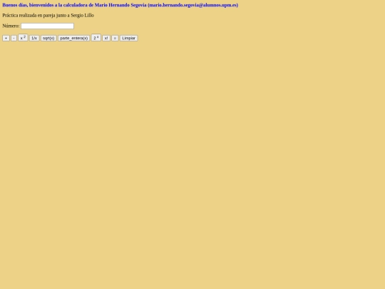 calculadora screenshot