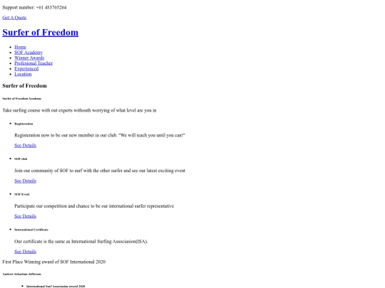 index screenshot
