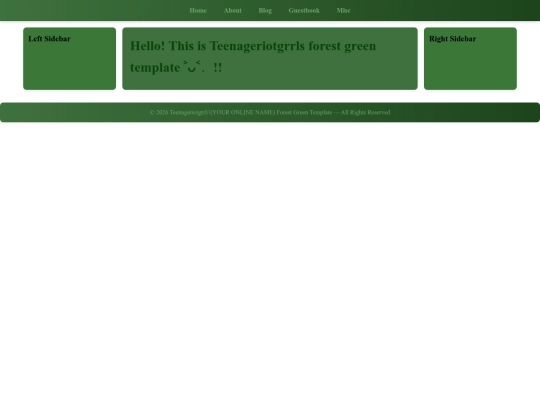 forestGreen screenshot