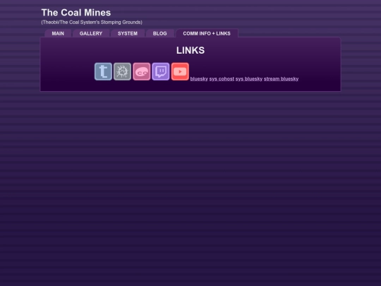 Links screenshot
