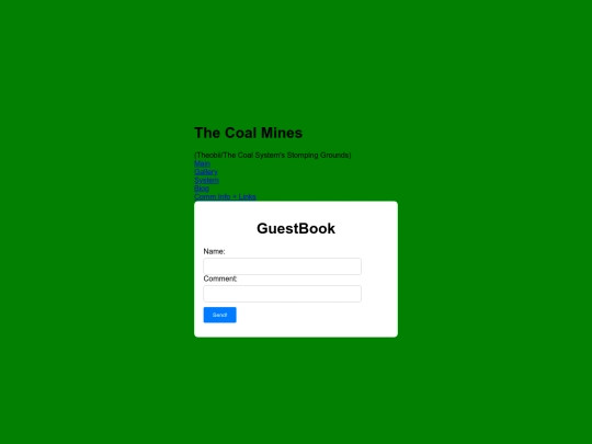 guestbook screenshot