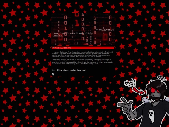 webmanifesto screenshot