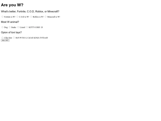 quiz screenshot