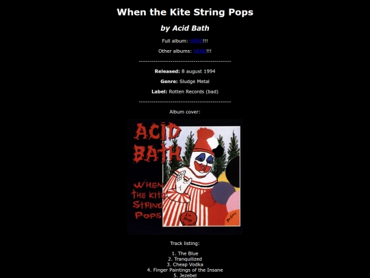 Albums/Acid Bath/When the Kite String Pops screenshot