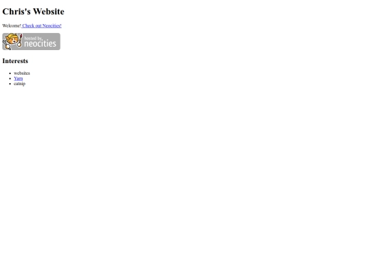 index screenshot