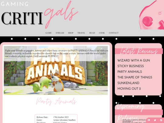 MENU/GAME/REVIEWS/PAGES/partyanimals screenshot