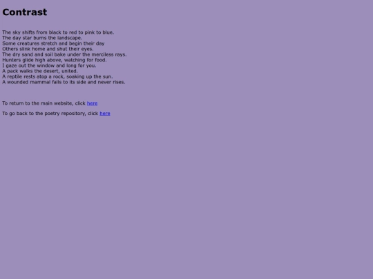 Poems/Contrast screenshot