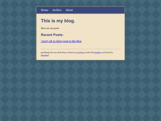 blog/main screenshot