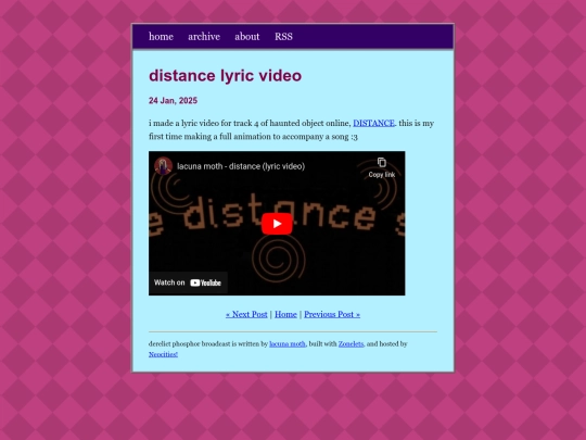 blog/posts/2025-01-24-distance-lyric-video screenshot