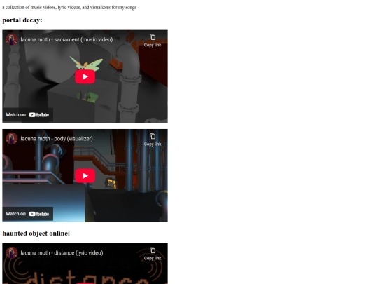 music/musicvideos screenshot