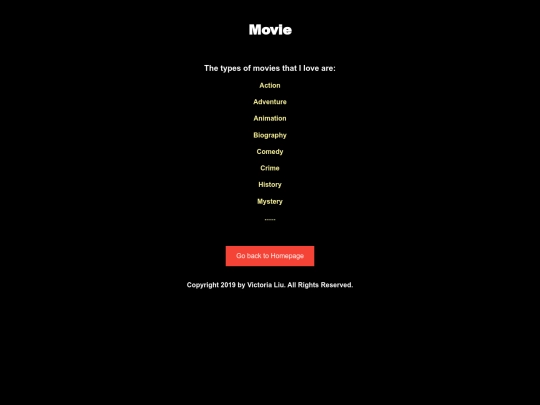 Movies screenshot