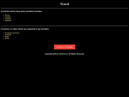 travel screenshot