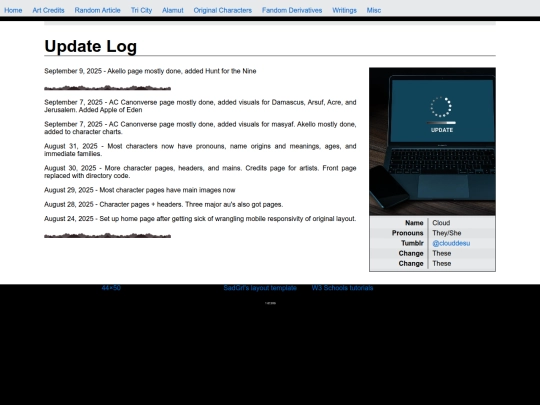 updates screenshot