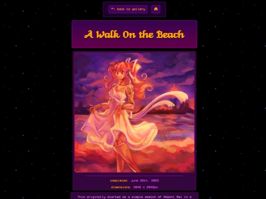 artgallery/awalkonthebeach screenshot