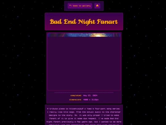 artgallery/badendnight screenshot