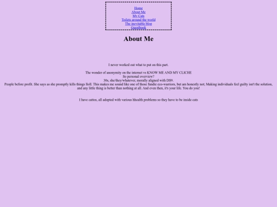 aboutme screenshot