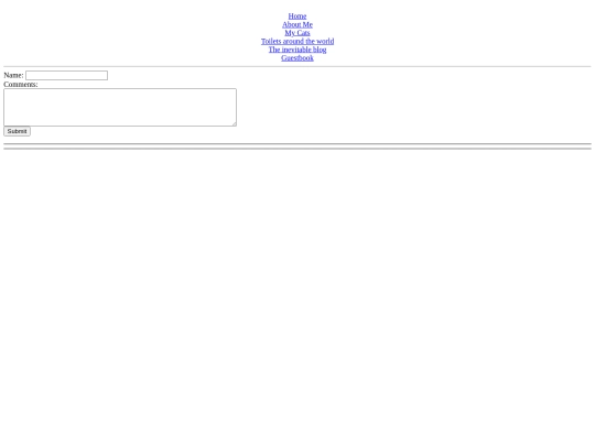 guestbook screenshot