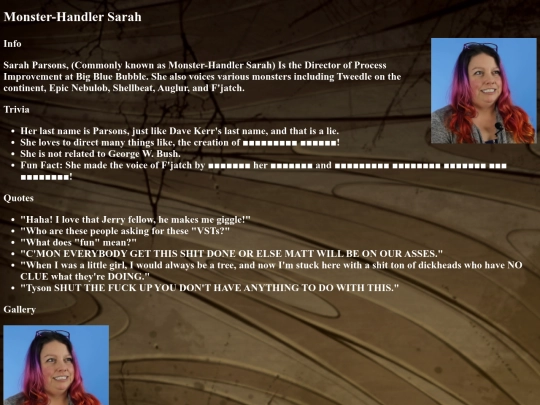 sarah screenshot