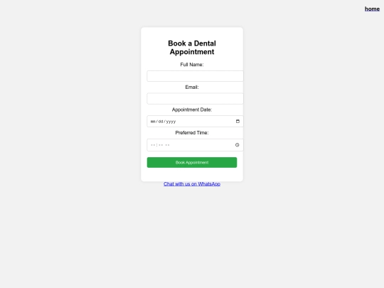 dental/appointement screenshot