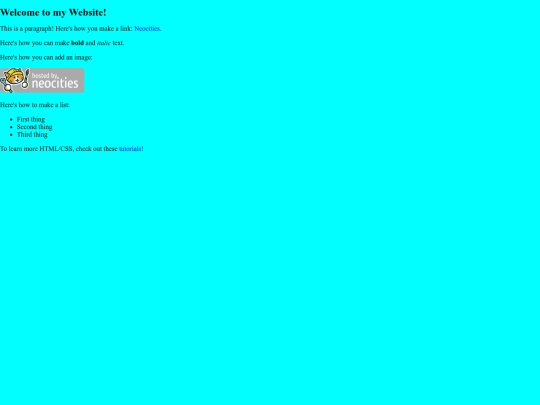test screenshot