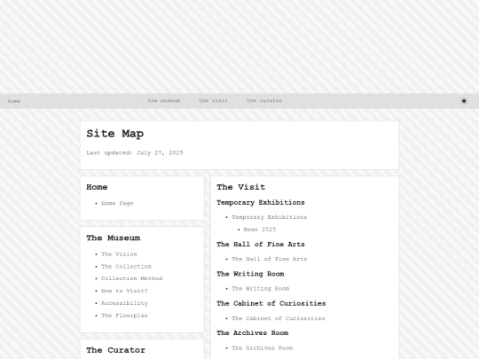 sitemap screenshot