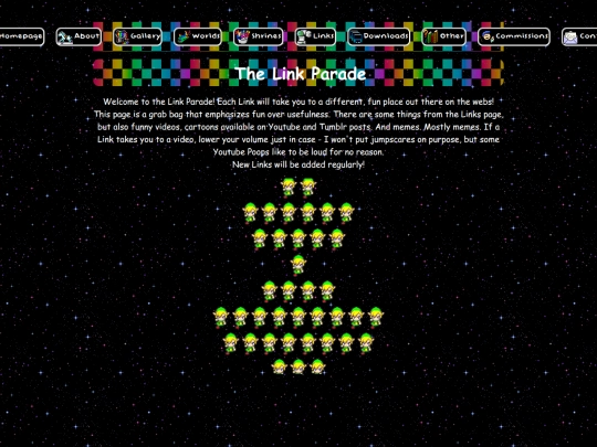 linkparade screenshot