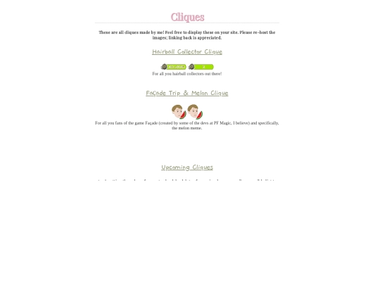 misc/cliques screenshot
