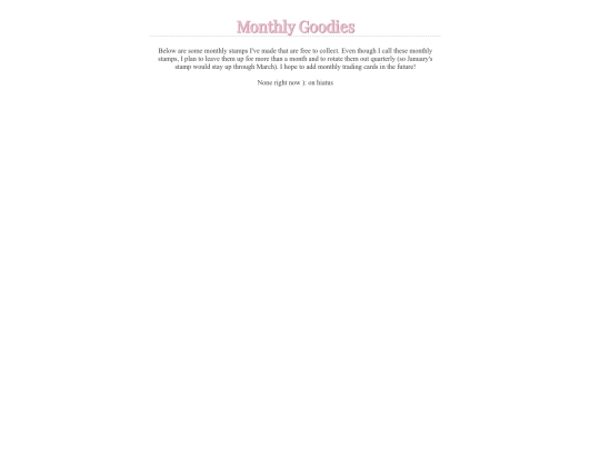 misc/monthlystamps screenshot