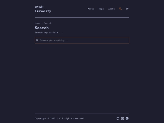 search screenshot
