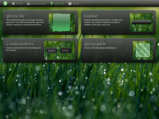 tutorials screenshot