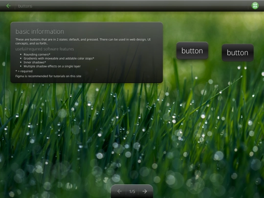 tutorials/buttons/1 screenshot