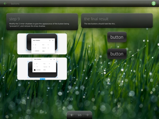 tutorials/buttons/5 screenshot