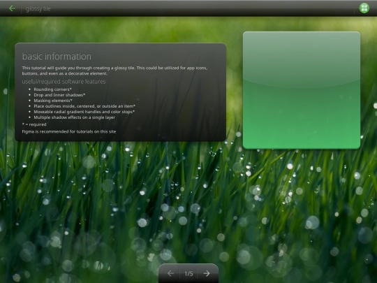 tutorials/tile/1 screenshot