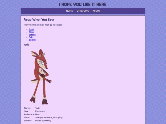 little-guys/reap-what-you-sew screenshot