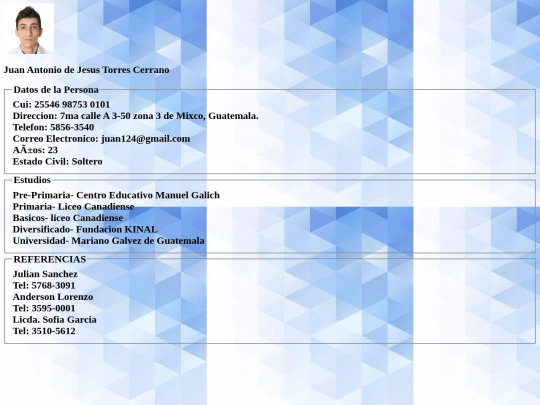 index screenshot