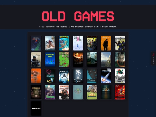 pages/oldgames/oldgames screenshot