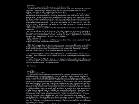 journal screenshot