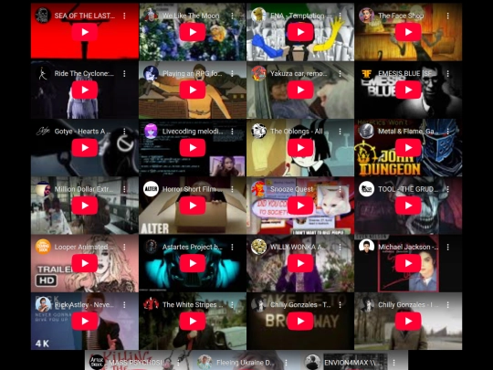 videos screenshot