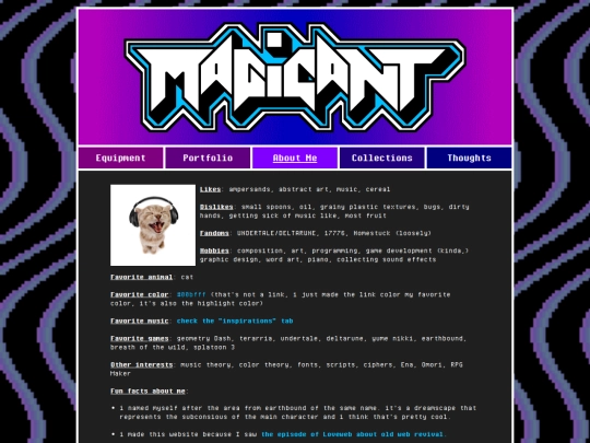 aboutme screenshot