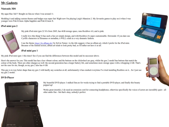 pages/gadgets screenshot